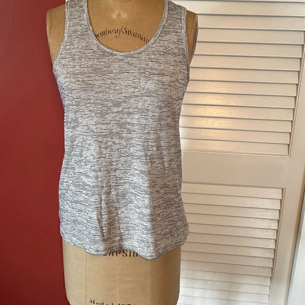 J CREW | grey pocket tank XS